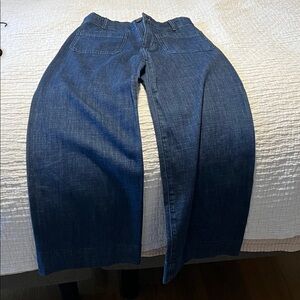 LC Lauren Conrad super high rise wide leg crop